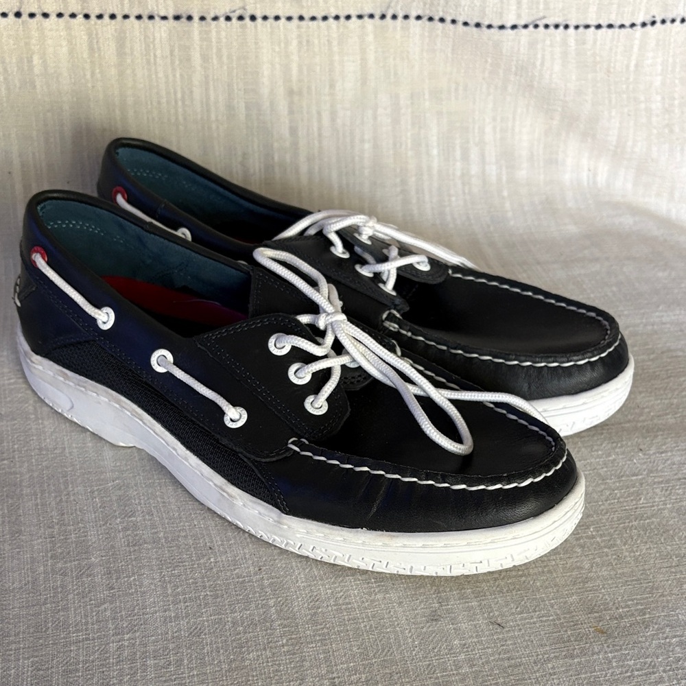 SPERRY Top-Sider Men’s Black/White Billfish 3-Eye Shoes